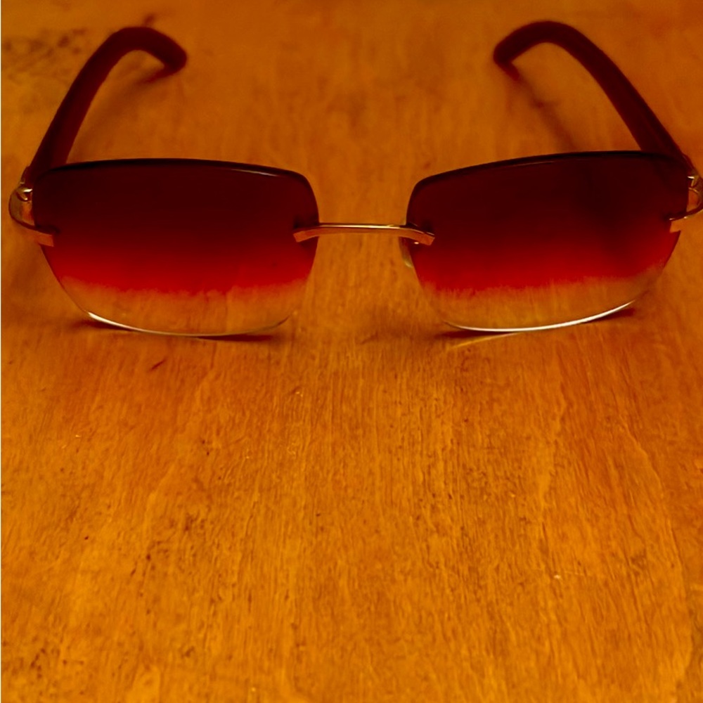 Cartier Authentic limited edition woods with custom Cartier lenses.
